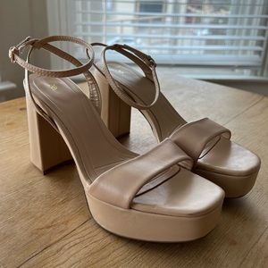 Platform Ankle strap Sandals- Zara
